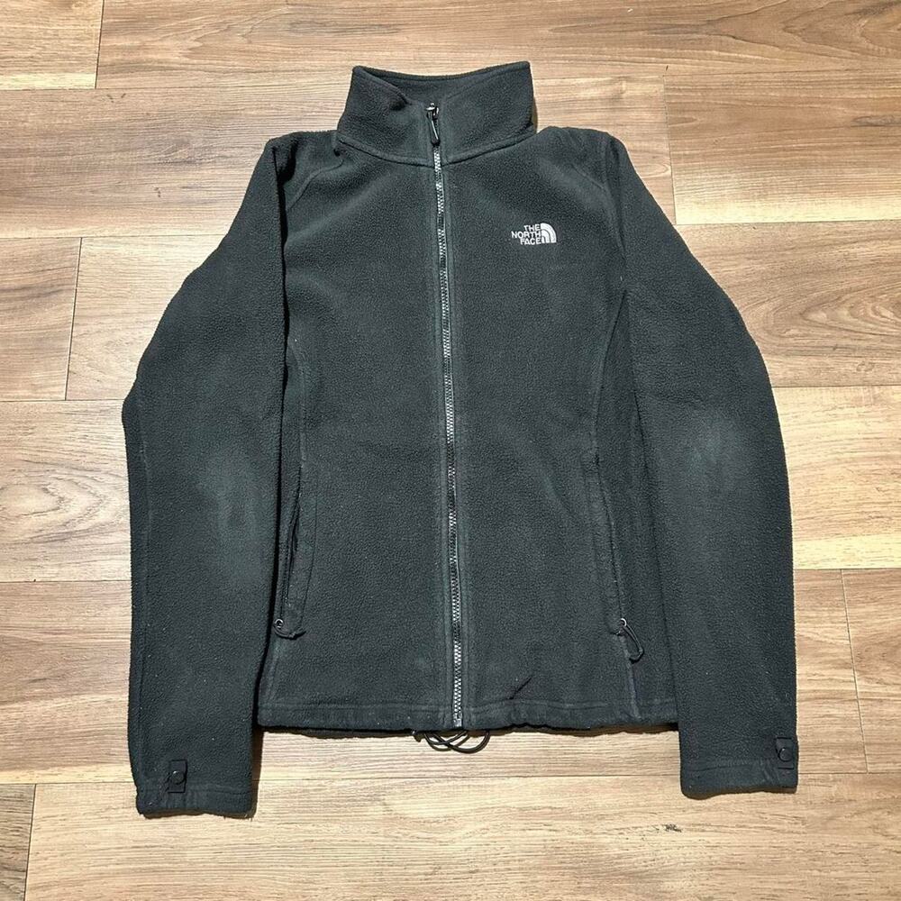 The‎ North Face Women’s Full Zip Black Fleece Jacket Size M Excellent
